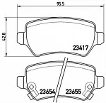 Тормозные накладки BREMBO BS147936