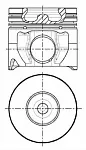 Поршень двигателя NURAL BS79458 Поршень двигателя NURAL BS79458