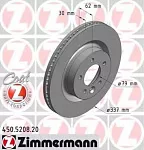 Тормозной диск ZIMMERMANN BS139683 Тормозной диск ZIMMERMANN BS139683