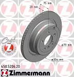 Тормозной диск ZIMMERMANN BS139549 Тормозной диск ZIMMERMANN BS139549