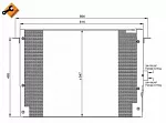 Радиатор кондиционера NRF BS99480 Радиатор кондиционера NRF BS99480
