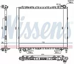 Радиатор охлаждения двигателя NISSENS BS92302 Радиатор охлаждения двигателя NISSENS BS92302
