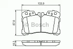 Тормозные колодки BOSCH Передние BS143546