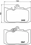 Тормозные накладки BREMBO BS150086