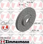 Тормозной диск ZIMMERMANN BS140174 Тормозной диск ZIMMERMANN BS140174
