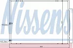 Радиатор кондиционера NISSENS BS99523 Радиатор кондиционера NISSENS BS99523