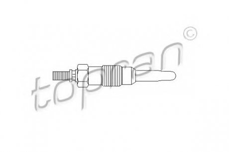Свеча накала TOPRAN BS280628