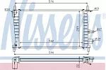 Радиатор охлаждения двигателя NISSENS BS89946