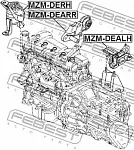 Опора двигателя FEBEST BS73094 Опора двигателя FEBEST BS73094