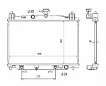 Радиатор охлаждения двигателя NRF BS90403