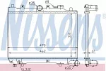 Радиатор охлаждения двигателя NISSENS BS90364