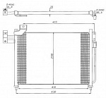 Радиатор кондиционера NRF BS99320