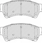 Тормозные колодки FERODO Передние BS143857