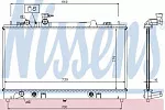 Радиатор охлаждения двигателя NISSENS BS91352