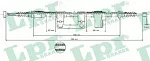 Трос ручника LPR BS152566 Трос ручника LPR BS152566