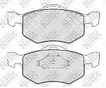 Тормозные колодки NIBK Передние BS144215