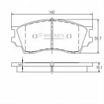Тормозные колодки NIPPARTS Передние BS143416