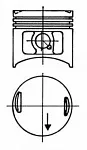 Поршень двигателя KOLBENSCHMIDT BS79390