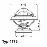 Термостат WAHLER BS54773