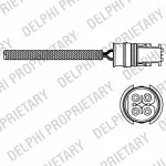 Кислородный датчик (лямбда-зонд) DELPHI BS52524