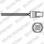 Кислородный датчик (лямбда-зонд) DELPHI BS52443