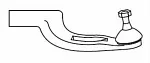 Наконечник рулевой тяги FRAP BS129190 Наконечник рулевой тяги FRAP BS129190