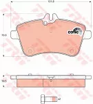 Тормозные накладки TRW BS149365 Тормозные накладки TRW BS149365