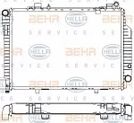 Радиатор охлаждения двигателя HELLA BS92293 Радиатор охлаждения двигателя HELLA BS92293