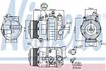 Компрессор кондиционера NISSENS BS97433