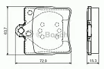 Тормозные накладки BOSCH BS146941