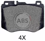 Тормозные накладки A.B.S. BS149523