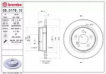 Тормозной диск BREMBO BS136105 Тормозной диск BREMBO BS136105