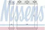 Радиатор отопителя печки NISSENS BS117587