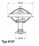 Термостат WAHLER BS54861