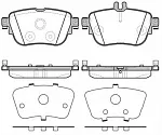 Тормозные накладки REMSA BS148140