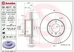 Тормозной диск BREMBO BS139619