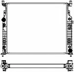 Радиатор охлаждения двигателя SAKURA BS92366 Радиатор охлаждения двигателя SAKURA BS92366
