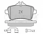 Тормозные накладки MEYLE BS149724