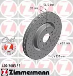Тормозной диск ZIMMERMANN BS140163