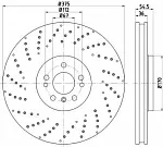Тормозной диск TEXTAR BS140287 Тормозной диск TEXTAR BS140287