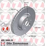 Тормозной диск ZIMMERMANN BS139854