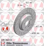 Тормозной диск ZIMMERMANN BS140205