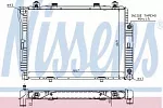 Радиатор охлаждения двигателя NISSENS BS92348