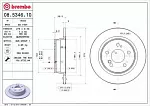 Тормозной диск BREMBO BS136505 Тормозной диск BREMBO BS136505