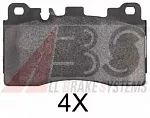 Тормозные колодки A.B.S. Задние BS144717 Тормозные колодки A.B.S. Задние BS144717