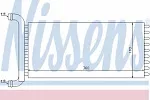 Радиатор печки NISSENS BS118526 Радиатор печки NISSENS BS118526