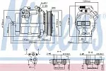 Компрессор кондиционера NISSENS BS97397