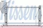 Радиатор охлаждения двигателя NISSENS BS92030 Радиатор охлаждения двигателя NISSENS BS92030