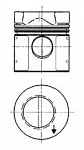 Поршень двигателя KOLBENSCHMIDT BS79404