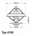 Термостат WAHLER BS54589